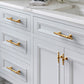 Gold Turned Bar Cabinet Handles and Drawer Pulls