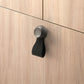 Leather Strap Cabinet Pulls and Knobs with Zinc Alloy Mounts
