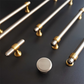 Two-Tone Brass Cabinet Pulls and Knobs