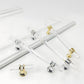 Transparent Acrylic Cabinet Handles for Bathroom Vanities