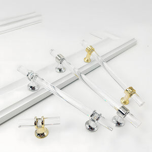 Transparent Acrylic Cabinet Handles for Bathroom Vanities