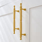 Brushed Brass Vintage Cabinet Pulls and Door Handles