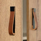 Soft Leather Loop Cabinet Handles for Wardrobes