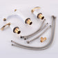 Widespread Three-Hole Copper Bathroom Faucet