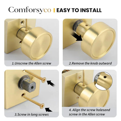 Heavy Duty Interior Door Knobs with Privacy and Passage Options
