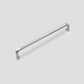 Brushed Nickel Round Bar Cabinet Handles and Knobs for Wardrobes