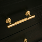 Ribbed Solid Brass Cabinet Pulls and Knobs