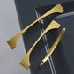 Gold Brass Curved Cabinet Pulls and Drawer Handles
