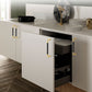 Polished Gold Leather Cabinet Pulls and Knobs