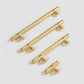 Solid Brass T-Bar Drawer Cabinet Pulls