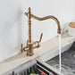 Brassivo 3-Way Kitchen Faucet with Filter Spout