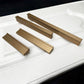 Gold Aluminum Edge Cabinet Handles and Drawer Pulls