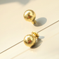 Hammered Gold Brass Cabinet Knobs, Single Hole