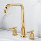 Dual Lever Brass Bathroom Sink Faucets