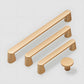 Gold Round Bar Cabinet Pulls and Knobs for Wardrobes