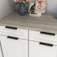 Minimalist Finger Edge Pulls for Cabinets