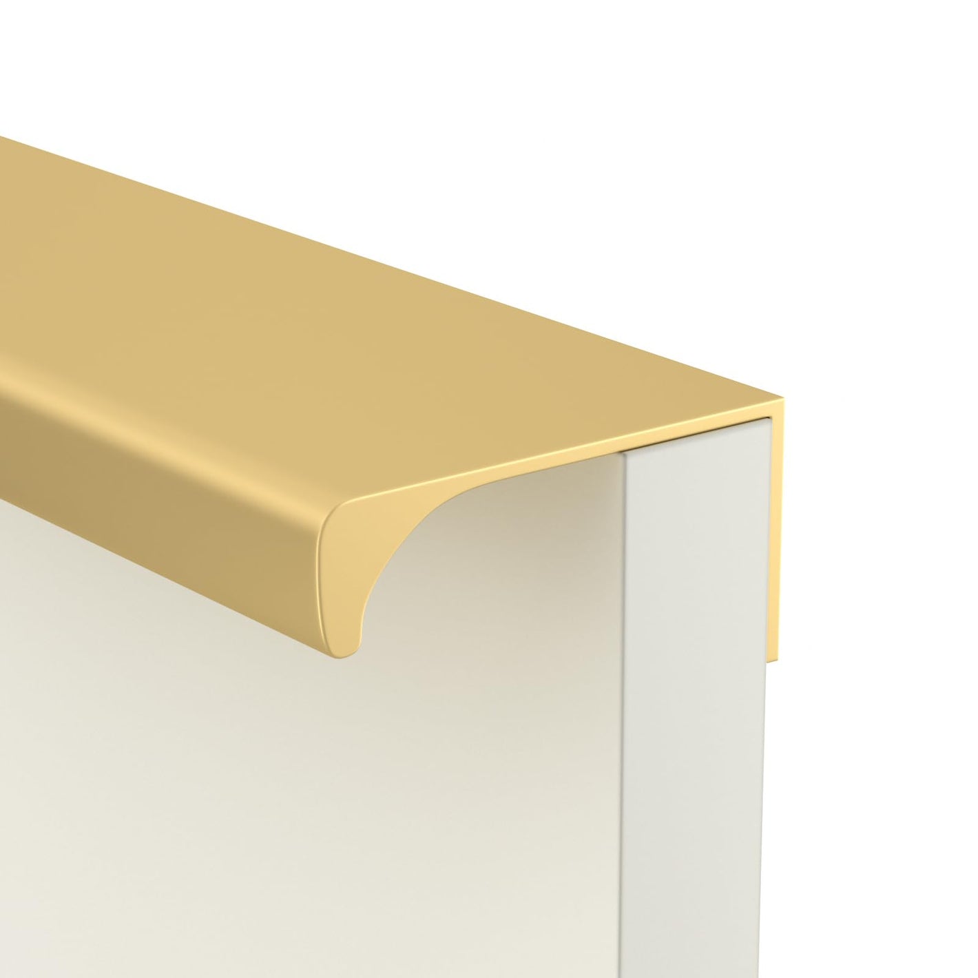 Minimalist Finger Edge Pulls for Cabinets