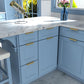 Minimalist Finger Edge Pulls for Cabinets