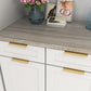 Minimalist Finger Edge Pulls for Cabinets