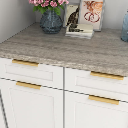 Minimalist Finger Edge Pulls for Cabinets