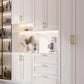 Brushed Gold Euro Style Cabinet Handles