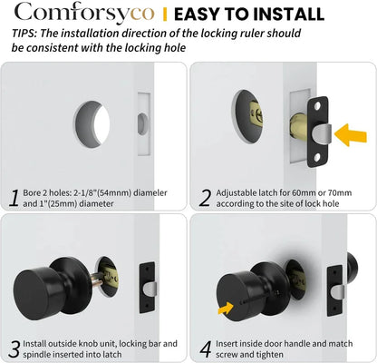 Passage Door Knobs for Hallway and Living Room Doors
