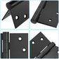 Matte Black 4in x 4in Ball Bearing with Square Corners Door Hinges for Exterior Doors