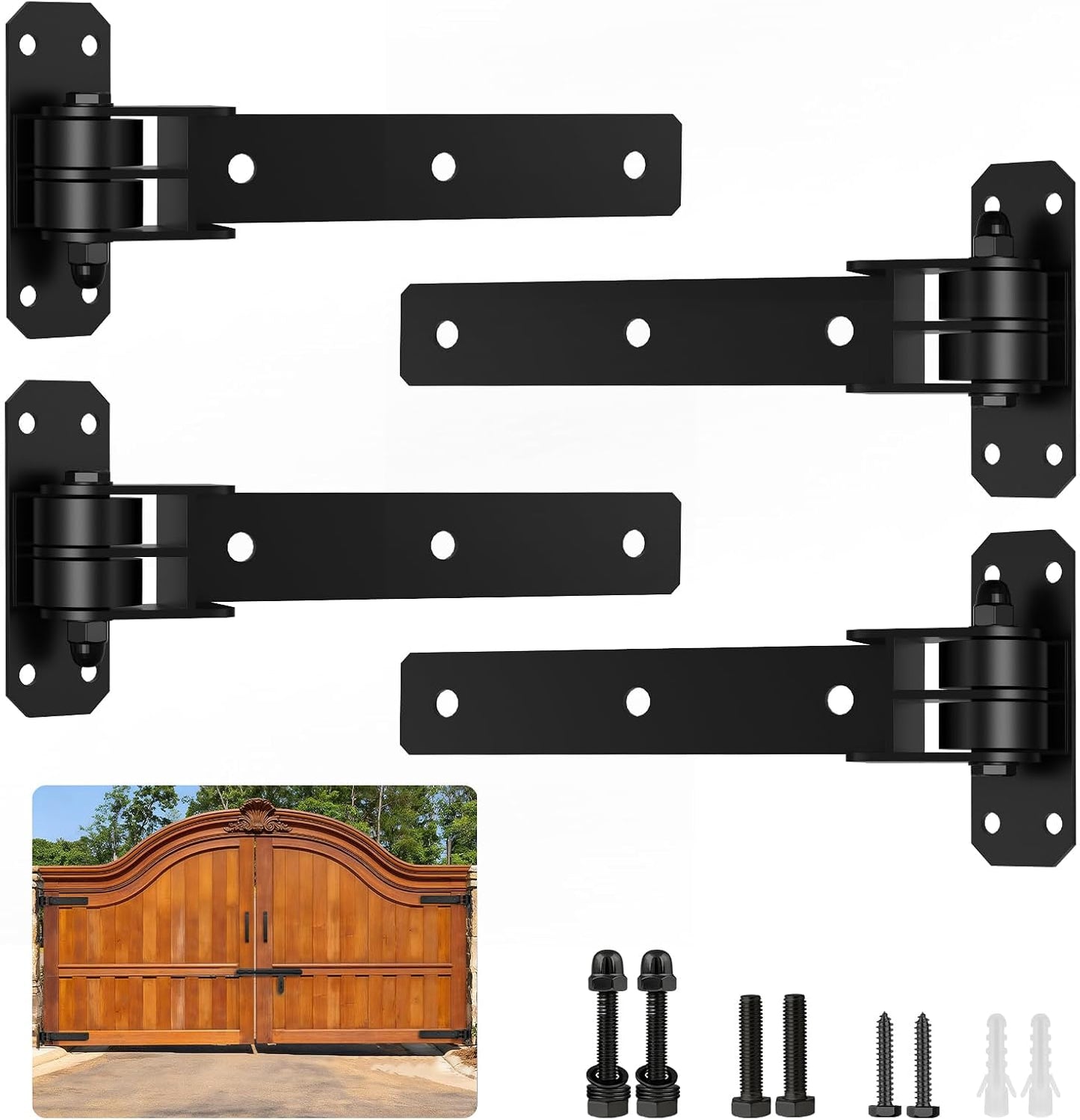Bramwell Heavy-Duty Door Hinges for Gates with Sealed Ball Bearings