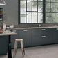 Silver Beveled Square Bar Cabinet Pulls and Drawer Handles