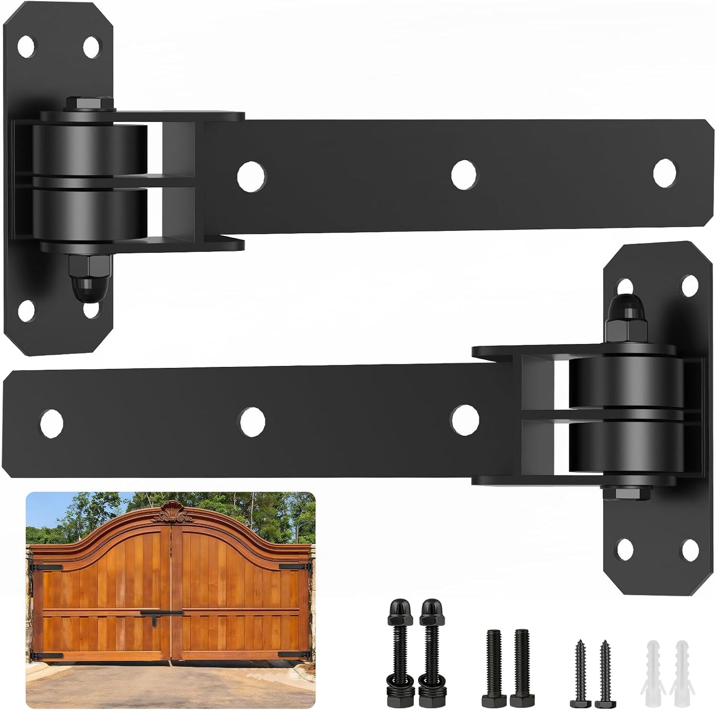 Bramwell Heavy-Duty Door Hinges for Gates with Sealed Ball Bearings
