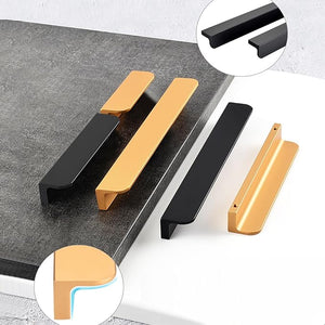 Slim Aluminum Finger Edge Cabinet Pulls