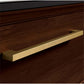 Brushed Brass Square Cabinet Pulls for Kitchen Cabinets & Drawers