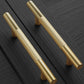 Knurled Round Bar Cabinet Handles and Knobs