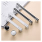 Two-Tone Chrome Cabinet Pulls with Knob Option