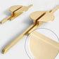 Half Moon Cabinet Pulls, Zinc Alloy Drawer Handles with Extended Bar