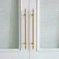Gold Brass Turned Bar Cabinet Pulls and Knobs