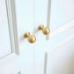Gold Brass Turned Bar Cabinet Pulls and Knobs