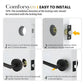 Zinc Alloy Passage Door Lever Handles for Closet and Hallway Doors