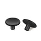 Black Round Drawer Knobs Solid For Kitchen Cabinets Door