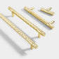 Textured T-Bar Zinc Alloy Cabinet Pulls and Drawer Handles