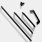 Zinc Alloy Slim Bar Cabinet Handles and Round Knobs