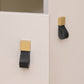 Soft Leather Loop Cabinet Handles for Wardrobes
