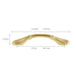 Brass Shell Cabinet Pulls and Round Knobs