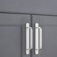 No-Drill Adhesive Cabinet Handles with Backplates