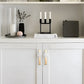 Natural Crystal Sphere Brass Cabinet Handles and Knobs