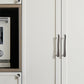 Smooth Curved Cabinet Handles and Round Knobs for Wardrobes