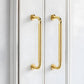 Threaded Ribbed Cabinet Handles and Pulls for Wardrobes