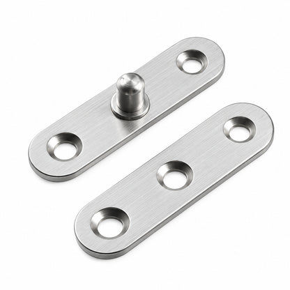 Stainless Steel 360° Pivot Door Hinges, Top and Bottom Mount