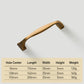 Wide Arched Brass Cabinet Pulls and Drawer Handles