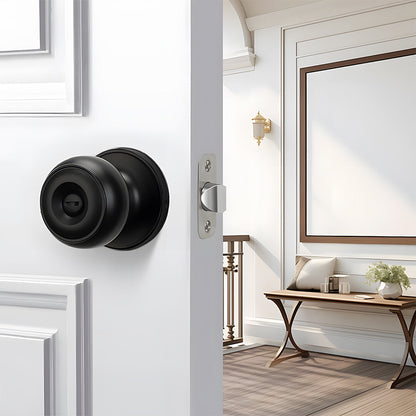 Keyless Interior Privacy Door Knobs for Bedroom and Bathroom Doors
